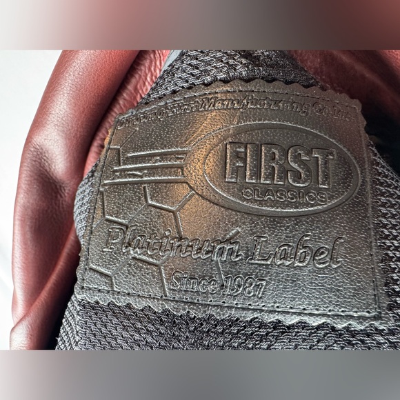 NWOT NIGHT RIDER MEN'S MOTORCYCLE LEATHER JACKET in Red - Picture 10 of 13